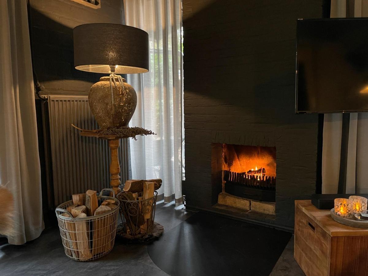Lodge In Een Bosrijke Omgeving Met Hottub & Sauna Opt Rheezerveen Εξωτερικό φωτογραφία