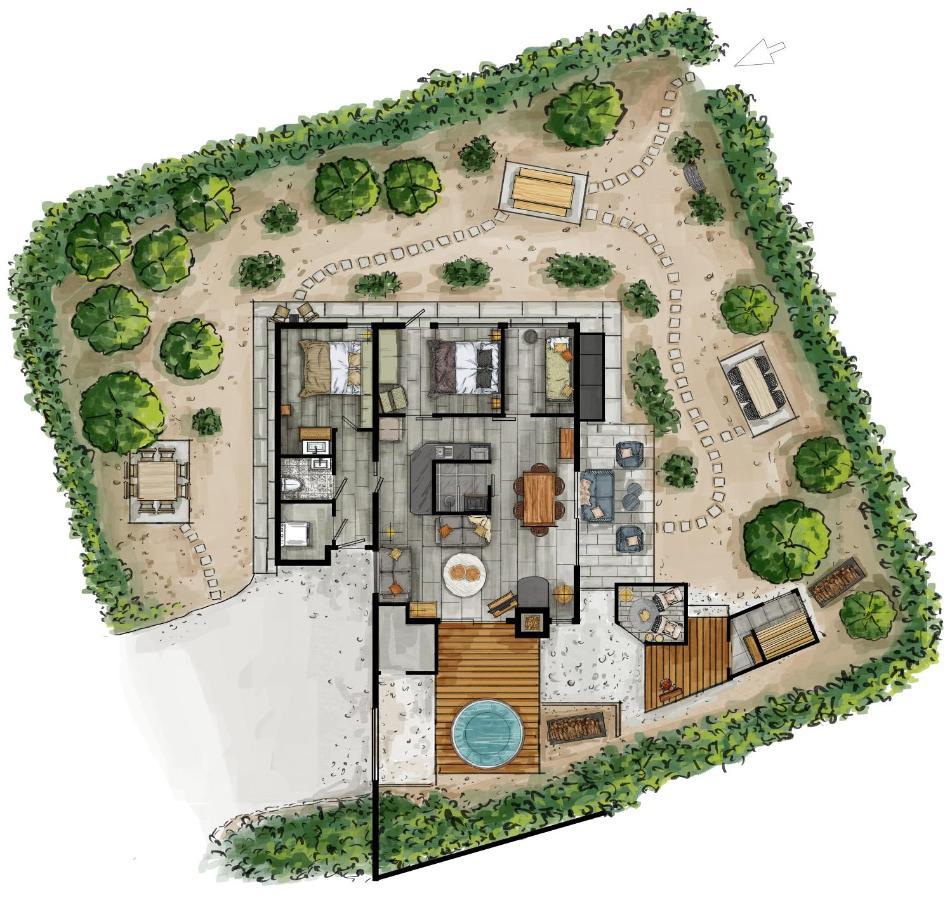 Lodge In Een Bosrijke Omgeving Met Hottub & Sauna Opt Rheezerveen Εξωτερικό φωτογραφία